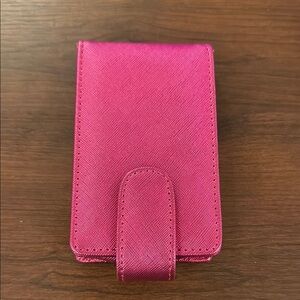 Pink Lip Gloss Holder & Mirror